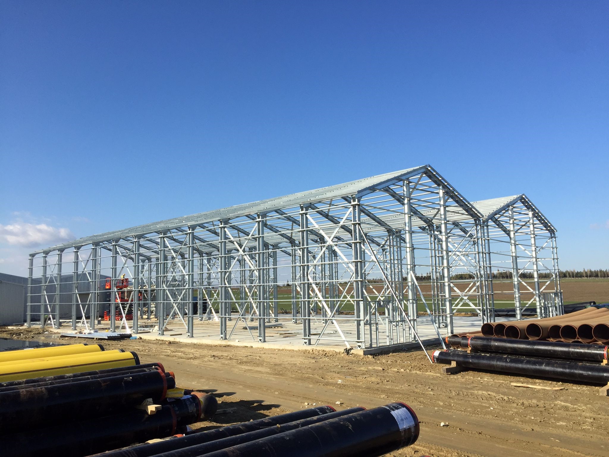 Silivri Doğalgaz Depolama Şantiyesi Hafif Çelik Hangar pramo prefabrik2