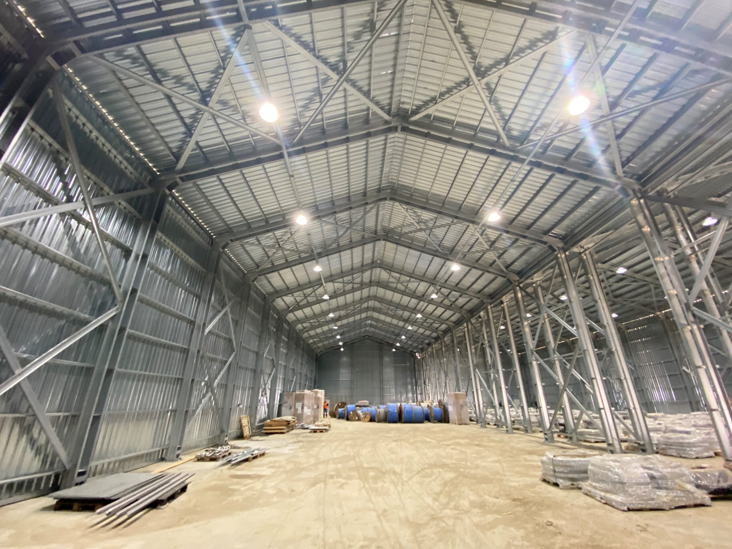 Silivri Doğalgaz Depolama Şantiyesi Hafif Çelik Hangar pramo prefabrik3