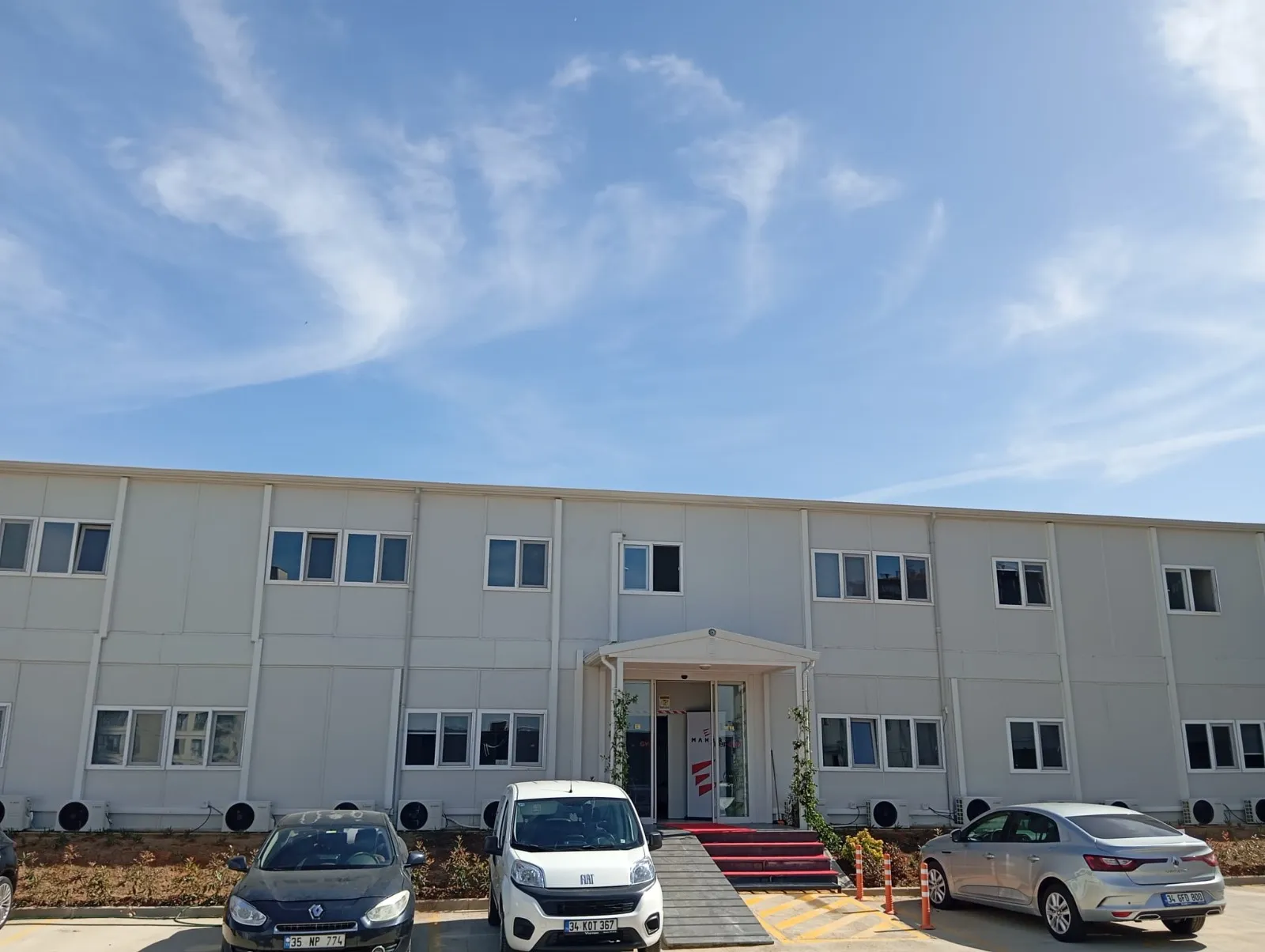 Hijyenik alanlara uygun prefabrik yemek binası